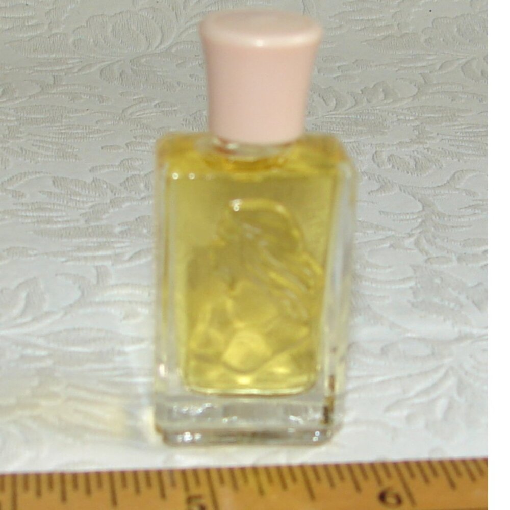 Vtg Mini White Shoulders Parfum FULL Glass BOTTLE, 0.25 fl oz, Ex Cond, Perfume
